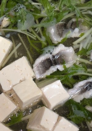 鱧鍋 フライパンで簡単に-レシピのメイン写真