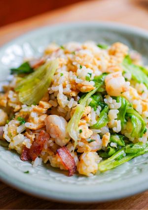 海老レタス炒飯-レシピのメイン写真