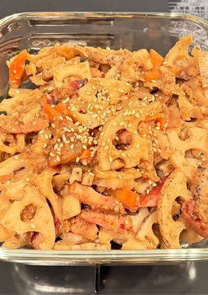 ★ 覚書 ★ ベーコンと蓮根のきんぴら-レシピのメイン写真