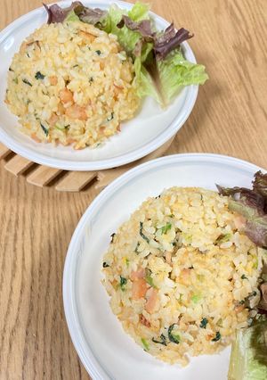 えびと小松菜のチャーハン-レシピのメイン写真