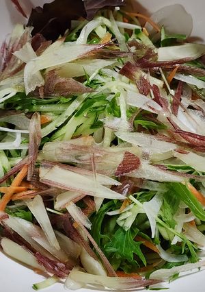 さっぱり新玉ねぎと茗荷のサラダ-レシピのメイン写真