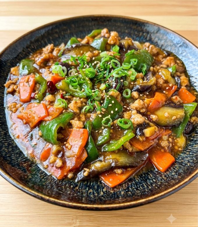 美味しい中華のまかない！『麻婆茄子』-レシピのメイン写真