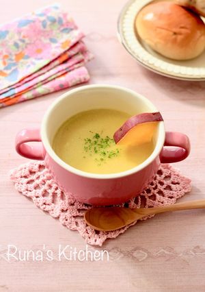 さつまいもの豆乳ポタージュ-レシピのメイン写真
