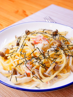 ズワイ蟹のクリームパスタ-レシピのメイン写真