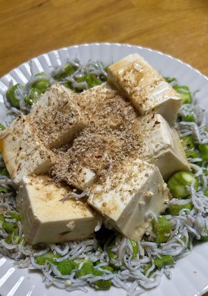 オクラとしらすの冷奴-レシピのメイン写真