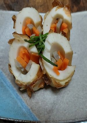 【主菜】ちくわの八幡巻き-レシピのメイン写真