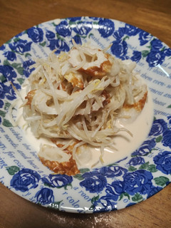 梨湖の簡単激速!麺つゆマヨちくわもやし!-レシピのメイン写真