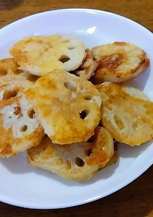 手抜き！節約レンコンのマヨほんだし焼き-レシピのメイン写真
