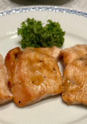 鳥胸肉の玄米甘酒とウスターソースの漬け焼-レシピのメイン写真