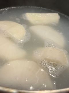 煮崩れと甘味が違う煮物大根の下準備-レシピのメイン写真