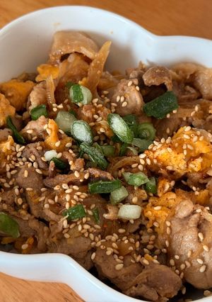 濃い味でご飯が進む！豚の照り玉（丼にも）-レシピのメイン写真