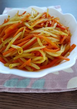 もやしとにんじんのカレー炒め-レシピのメイン写真