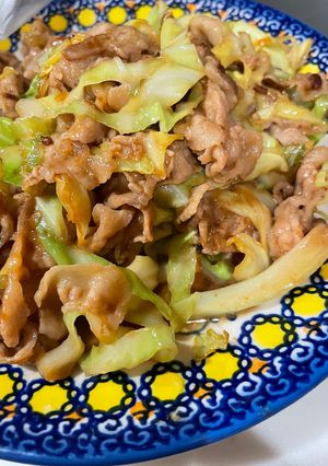豚バラとキャベツの味噌バター炒め-レシピのメイン写真