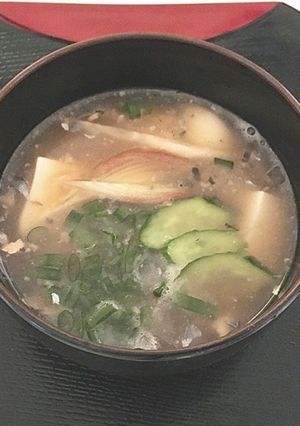 暑い夏にピッタリ！さば缶で簡単冷や汁！-レシピのメイン写真