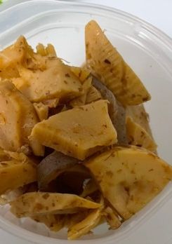 タケノコとこんにゃくの煮物の土佐煮-レシピのメイン写真