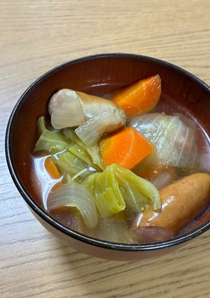 キャベツたっぷりポトフ-レシピのメイン写真