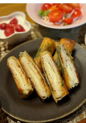 ちくわの大葉チーズ春巻き-レシピのメイン写真