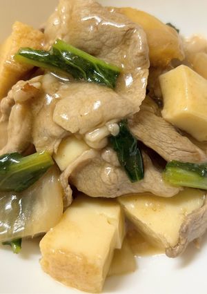 豚肉とカブと厚揚げのあんかけ煮-レシピのメイン写真