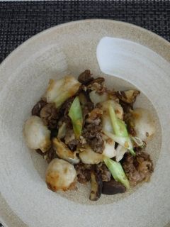 里芋と牛肉のピリ辛いため-レシピのメイン写真