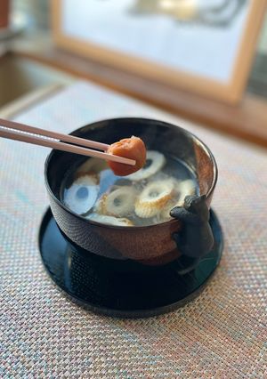 ポカポカ温まる♡大根と梅干しのお吸い物-レシピのメイン写真