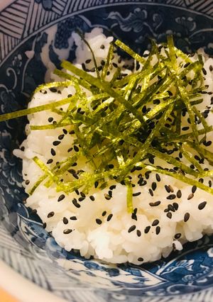 毎日のしろごはん●黒ゴマ海苔ごはん-レシピのメイン写真