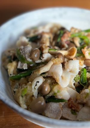 しめじと豚肉のおひたしおろし和え-レシピのメイン写真