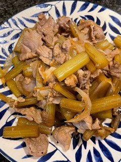 フキの甘辛肉炒め-レシピのメイン写真