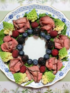 クリスマス!ローストビーフリースサラダ-レシピのメイン写真