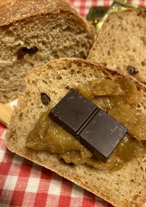 無花果＆チョコトースト-レシピのメイン写真