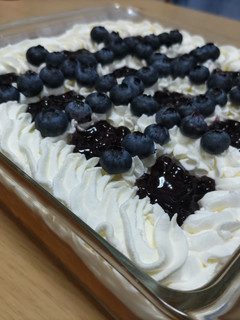 ブルーベリーのダブルチーズケーキ-レシピのメイン写真