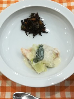 保育園給食★鮭と白菜の豆乳煮-レシピのメイン写真