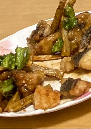 チヌ(黒鯛)のチキンチキンゴボウ風-レシピのメイン写真