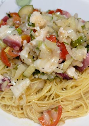 セビーチェ冷製パスタ-レシピのメイン写真