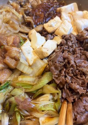フライパンすき焼き🍳-レシピのメイン写真