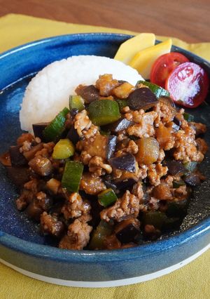 夏野菜の簡単ドライカレー-レシピのメイン写真