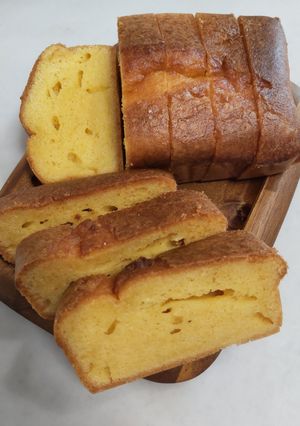 レモンケーキ♪余ったレモン果汁大量消費-レシピのメイン写真