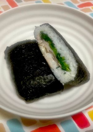超簡単☆ザーサイとお肉のマヨおにぎらず♪-レシピのメイン写真