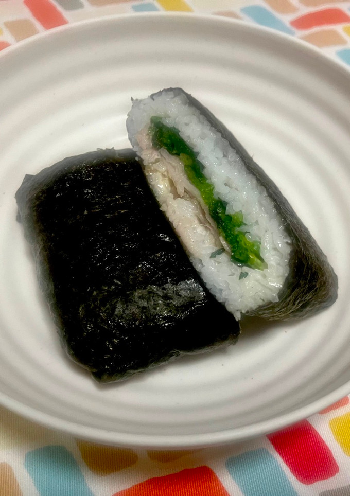 超簡単☆ザーサイとお肉のマヨおにぎらず♪-レシピのメイン写真