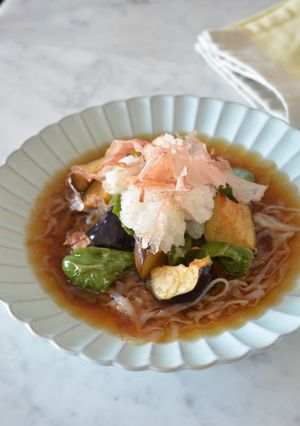 ゼンヌードルの夏野菜冷やし麺-レシピのメイン写真