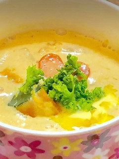 ヘルシー南瓜豆乳和風スープ-レシピのメイン写真
