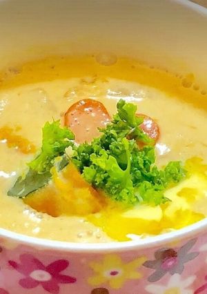 ヘルシー南瓜豆乳和風スープ-レシピのメイン写真