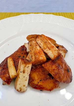 【簡単夕食】柔らか鶏胸肉とねぎ焼き(タレ)-レシピのメイン写真