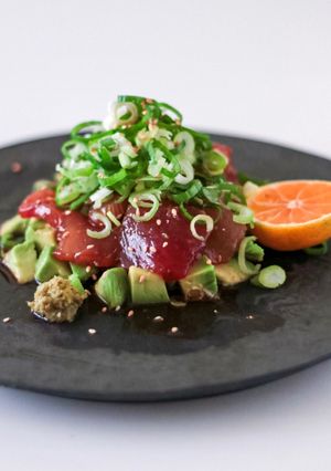 もちもちになるマグロの漬け　-レシピのメイン写真