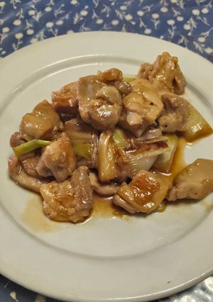 鶏もも肉と長ねぎの簡単焼き鳥（串なし）-レシピのメイン写真