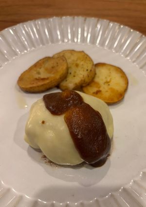 弾力たっぷり！肉肉ハンバーグ（玉ねぎ抜き-レシピのメイン写真