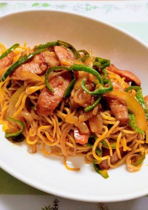 簡単昼食夕飯！喫茶店ナポリタン風焼きそば-レシピのメイン写真