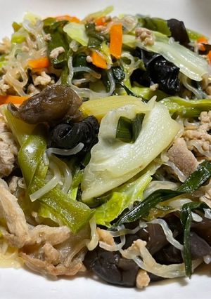 しらたきの野菜炒め-レシピのメイン写真