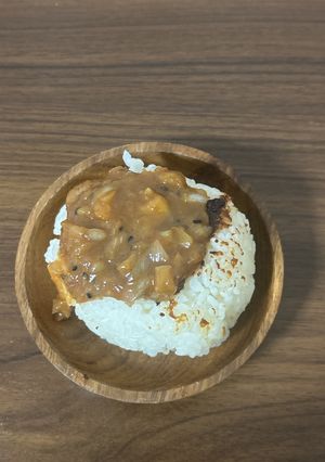 香ばし♪焼きネギみそおにぎり-レシピのメイン写真