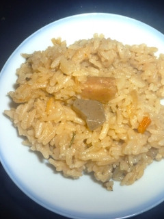 煮物残りの炊き込み御飯-レシピのメイン写真