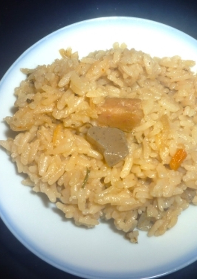 煮物残りの炊き込み御飯-レシピのメイン写真